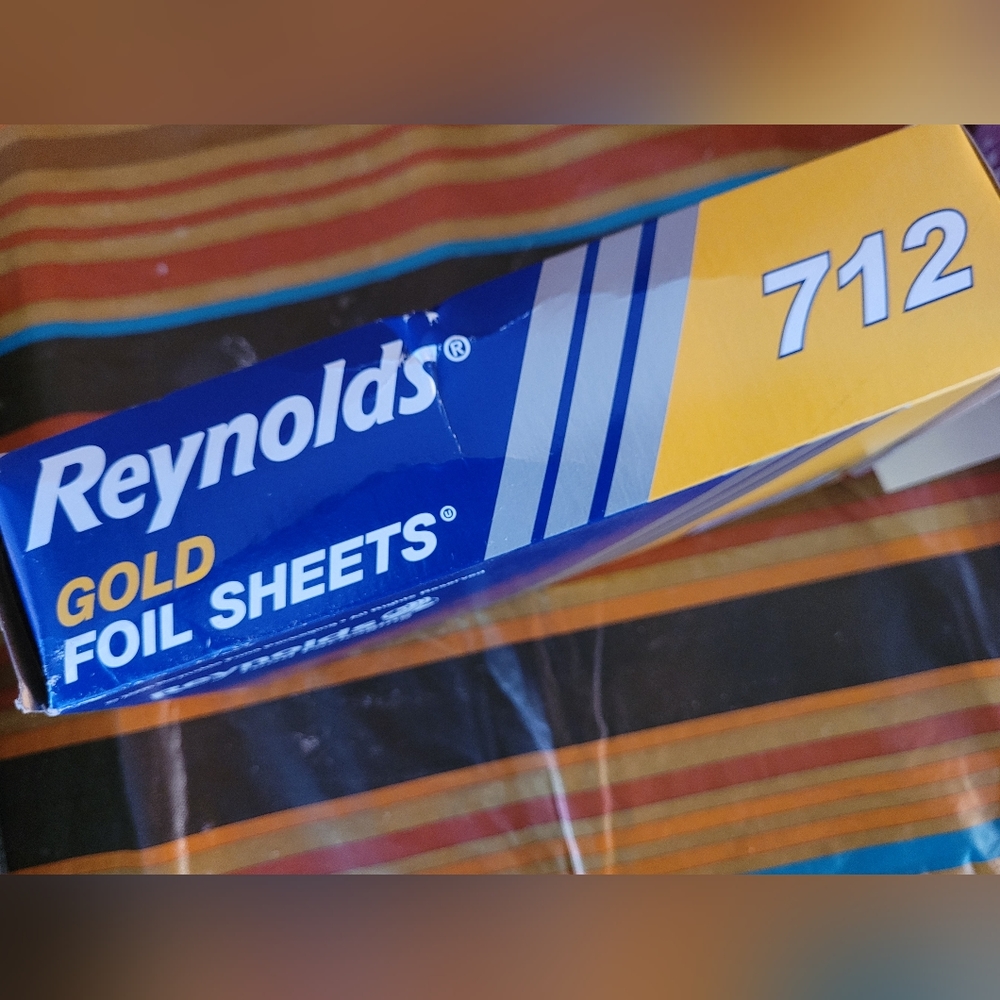 (2 box LOT)Reynold's 712 Gold/Silver Pop-Up Foil Sheets 9" X 10&3/4" 200 CT (X2)